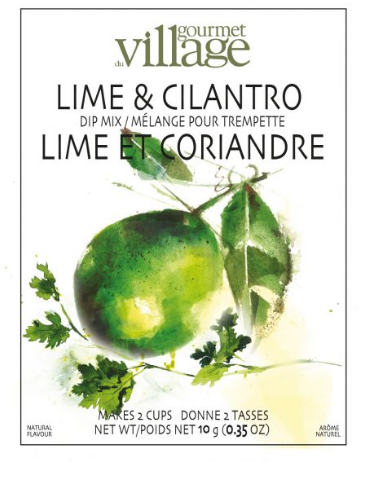 Lime and Cilantro Dip Mix - Gourmet Village