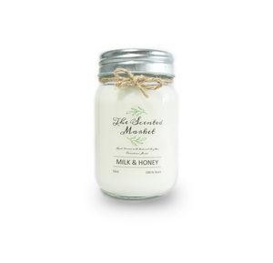 Milk & Honey Soy Wax Candle - The Scented Market