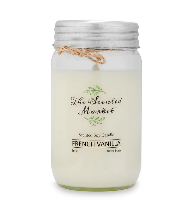 French Vanilla Soy Wax Candle - The Scented Market