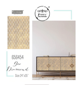Geo Diamond - Redesign with Prima Decor Transfer