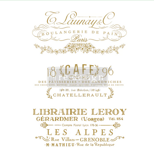 Somewhere in France - Redesign with Prima Decor Transfer
