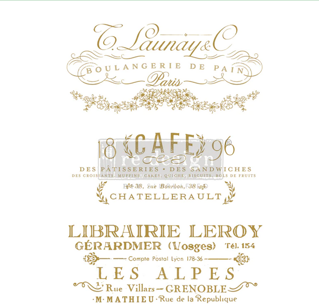 Somewhere in France - Redesign with Prima Decor Transfer
