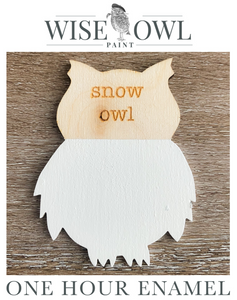 Snow Owl - One Hour Enamel - OHE - Quart 32oz - Wise Owl Paint