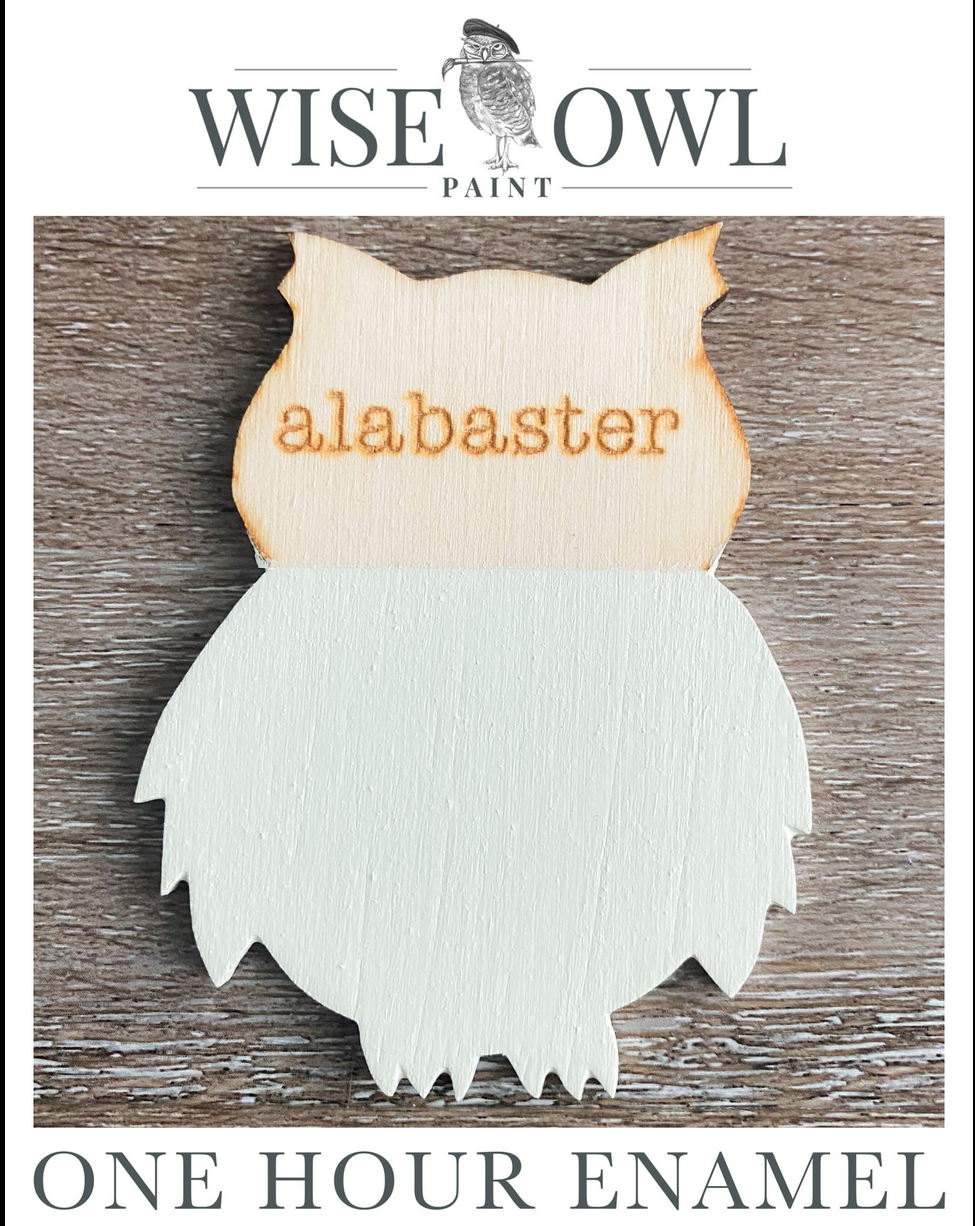 Alabaster -  One Hour Enamel - OHE - Quart 32oz- Wise Owl Paint