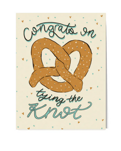 Congrats on Tying the Knot- Wedding Card