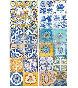 Ceramic Tiles II- Redesign with Prima Decor Transfer