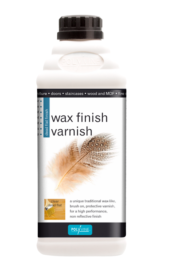 Polyvine Wax Finish Varnish  - Mélange Paint - Dead Flat or Satin