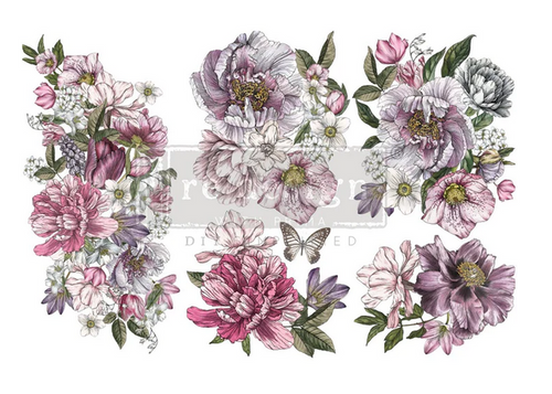 Dreamy Florals - Redesign with Prima Decor Small Transfer