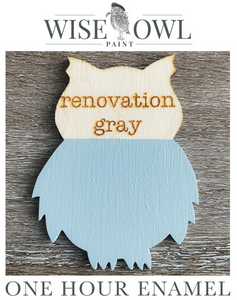 Renovation Grey - One Hour Enamel - OHE - Quart 32oz - Wise Owl Paint