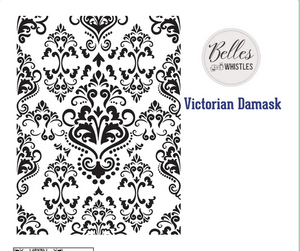 Victorian Damask Stencil - Belles And Whistles By Dixie Belle