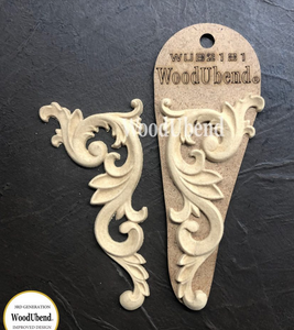 Set of Decorative Scrolls WUB2181 12.5x6cm  - WoodUBend