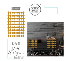 Gold Harlequin - Redesign with Prima Decor Transfer