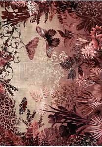 Sepia Rainforest - Redesign with Prima Decor A1 Decoupage Fiber Paper