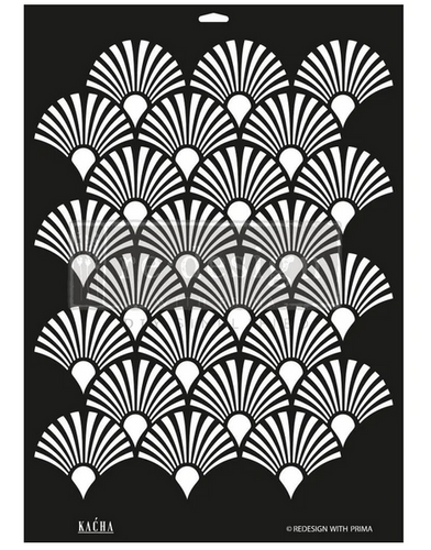 Kacha - Deco Peacock - Redesign Decor Stencil