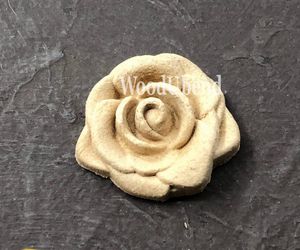 Pack of Five Small Roses WUB0328 WUB328 3x3cm  - WoodUBend