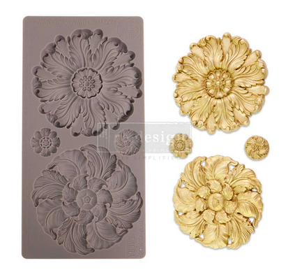 Engraved Medallions - Kacha- Decor Mould by reDesign by Prima