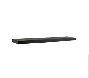 Floating Wall Shelf 24 Inches - Black