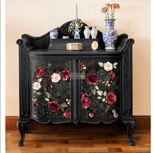 Midnight Floral - Redesign with Prima Decor Transfer