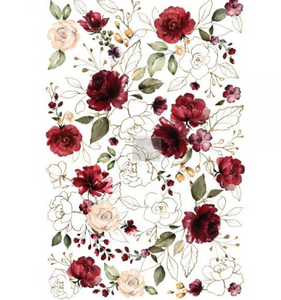 Midnight Floral - Redesign with Prima Decor Transfer
