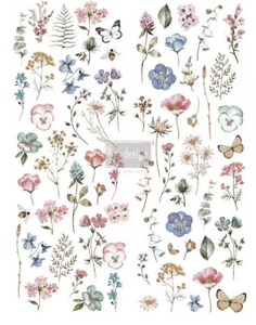 Delicate Fleur - Redesign with Prima Decor Transfer