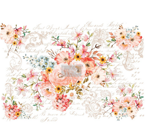 Rose Celebration - Redesign with Prima Decor Transfer