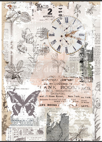 Herbis Memory- Redesign with Prima Decor Decoupage Rice Paper