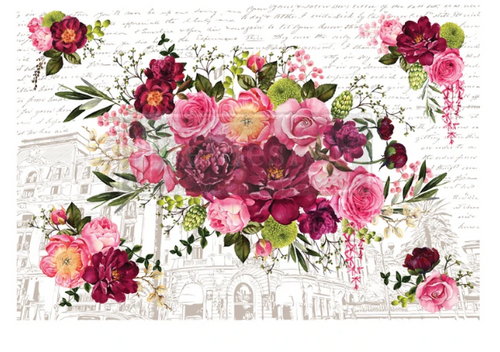 Royal Burgundy - Redesign with Prima Decor Transfer