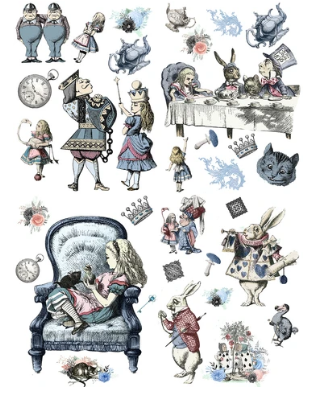 Alice in Wonderland Transfer Belles And Whistles By Dixie Belle