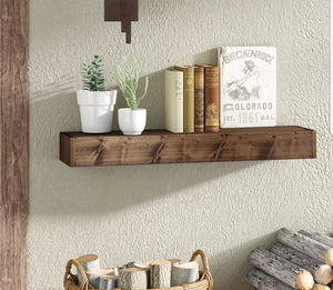 Solid Wood Floating Shelf Wall Shelf 36 Inches