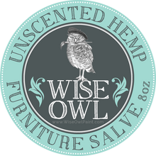 Unscented Hemp - Furniture Salve -  Wise Owl Paint -  8oz