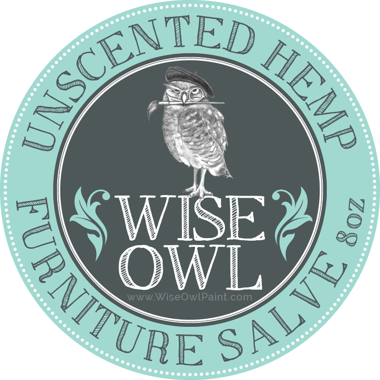 Unscented Hemp - Furniture Salve -  Wise Owl Paint -  8oz