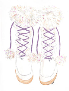 Boots with the Fur Card CHA2 Note Card