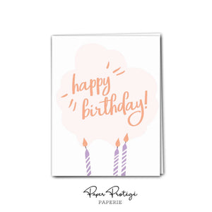 Candles Happy Birthday Card PRO8