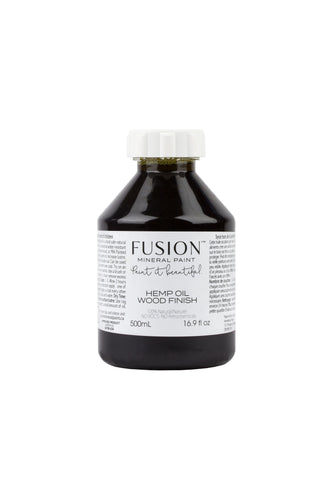 Hemp Oil Wood Finish 60ml, 250 ml or 500ml Fusion Mineral Paint