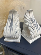 Set of 2 Hand Painted Corbels or Bookends or Shelf and Table Top Decor