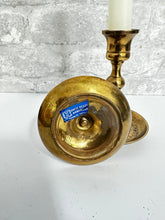 Set of 2 Vintage Brass Candle Stick Holders Set 2a