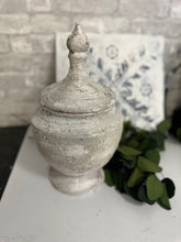Hand Painted Textured Vase - Greys