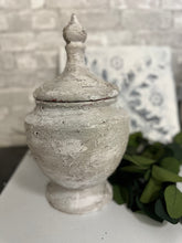 Hand Painted Textured Vase - Greys