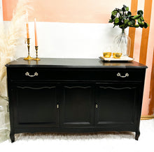 French Provincial Buffet - Jet Black Wise Owl OHE