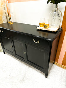 French Provincial Buffet - Jet Black Wise Owl OHE