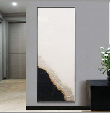 "Liquid Black I" Original Art 16x48inches